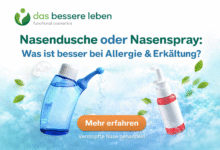 Nasendusche oder Nasenspray`